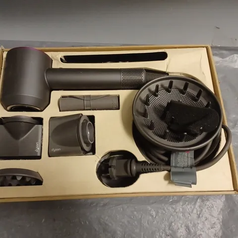 BOXED DYSON SUPERSONIC HAIRDRYER AND ACCESSORIES