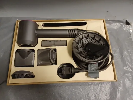 BOXED DYSON SUPERSONIC HAIRDRYER AND ACCESSORIES