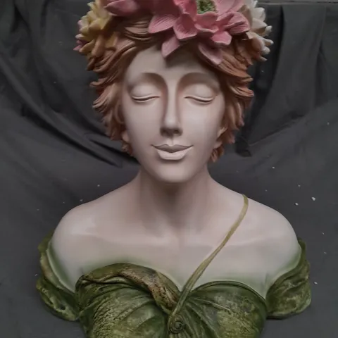 BOXED MY GARDEN STORIES FAIRY QUEEN BUST PLANTER - COLLECTION ONLY