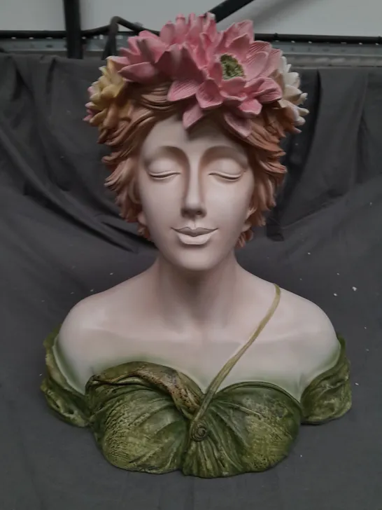 BOXED MY GARDEN STORIES FAIRY QUEEN BUST PLANTER - COLLECTION ONLY