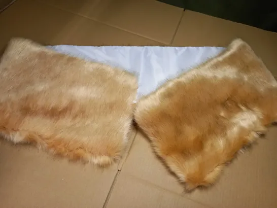 DESIGNER FAUX FUR SHAWL