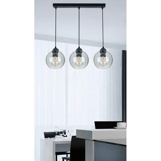 BOXED CRAGS 3 - LIGHT KITCHEN ISLAND GLOBE PENDANT