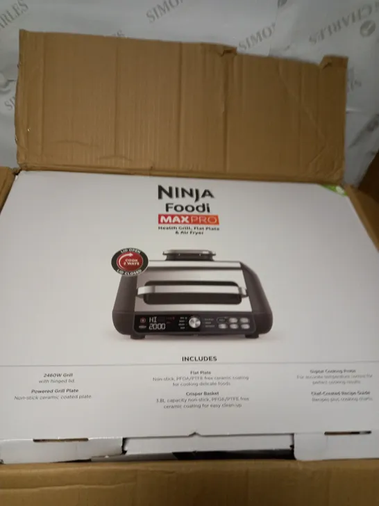 NINJA MAX HEALTH GRILL & AIR FRYER 