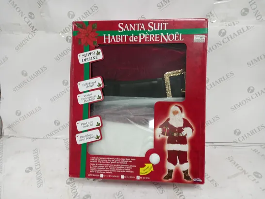 BOXED ULTRA VELVET SANTA SUIT - 58-60XXL