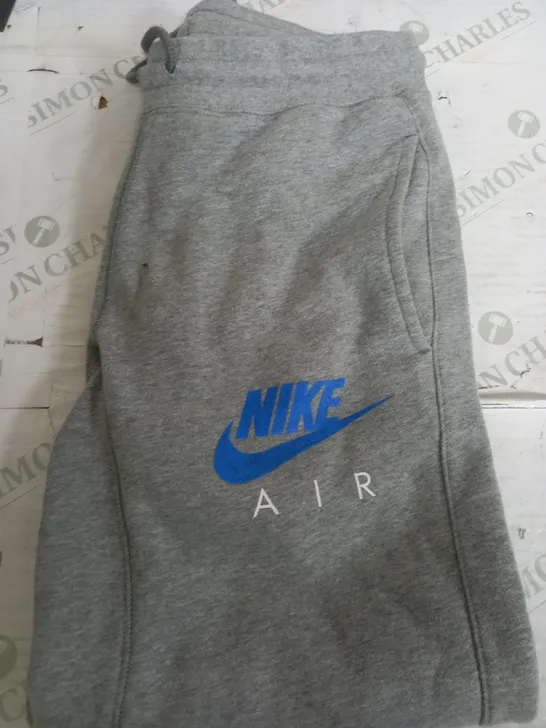 NIKE AIR LIGHT GREY TRACKSUIT PANTS - SMALL