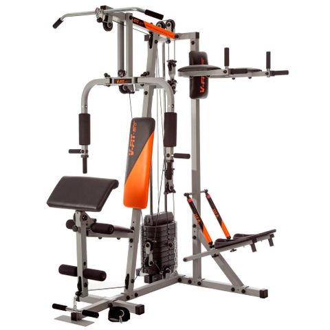 BOXED V--FIT ST COMPACT UPRIGHT SEATED GYM (2 BOXES)