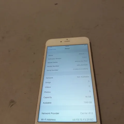 APPLE IPHONE 6S PLUS 16GB