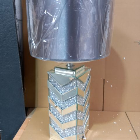 JM BY JULIEN MACDONALD ENCAPSULATED CRYSTAL CHEVRON LAMP