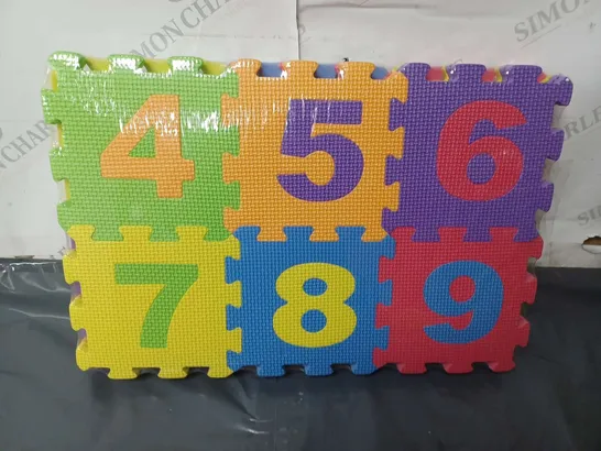 ALPHABET AND NUMBERS AND LEARNING FOAM TILES