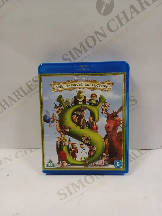 THE 4-MOVIE SHREK BLU-RAY COLLECTION. INCLUDES SHREK 1,2,3 AND FOREVER AFTER 