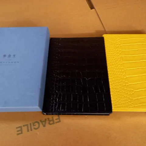 BOXED SMYTHSON PAIR OF A5 NOTEBOOKS