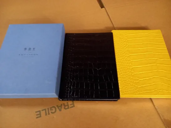 BOXED SMYTHSON PAIR OF A5 NOTEBOOKS