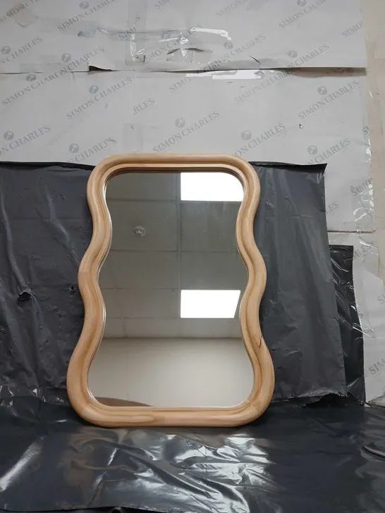 WOODEN FRAME MIRROR - COLLECTION ONLY