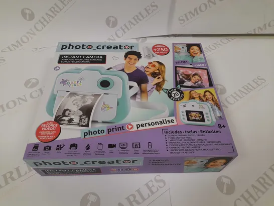 BOXED PHOTO CREATOR INSTANT CAMERA