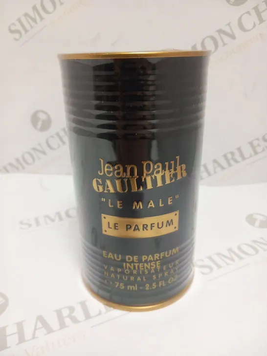 BOXED AND SEALED JEAN PAUL GAULTIER "LE MALE" LE PARFUM EAU DE PARFUM INTENSE 75ML