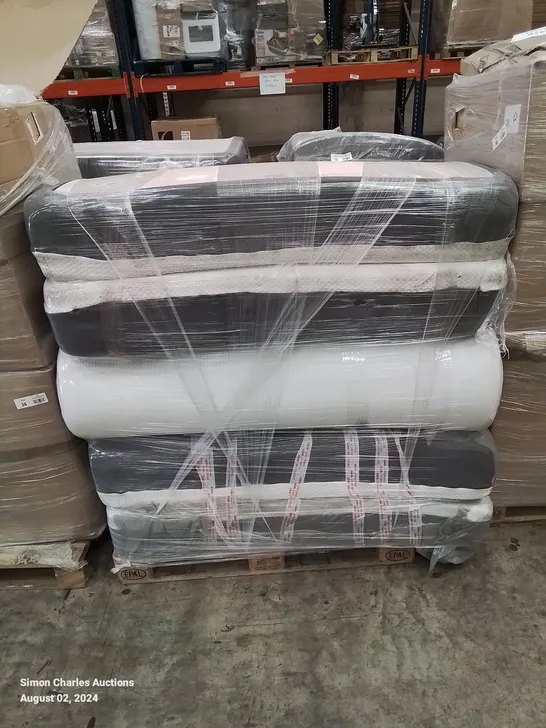 PALLET OF VARIOUS MATTRESSES IN DIFFERENT SHAPES AND SPECS