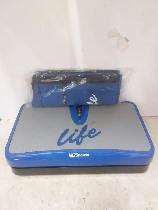 BOXED VIBRAPOWER LIFE EXERCISE MACHINE - BLUE