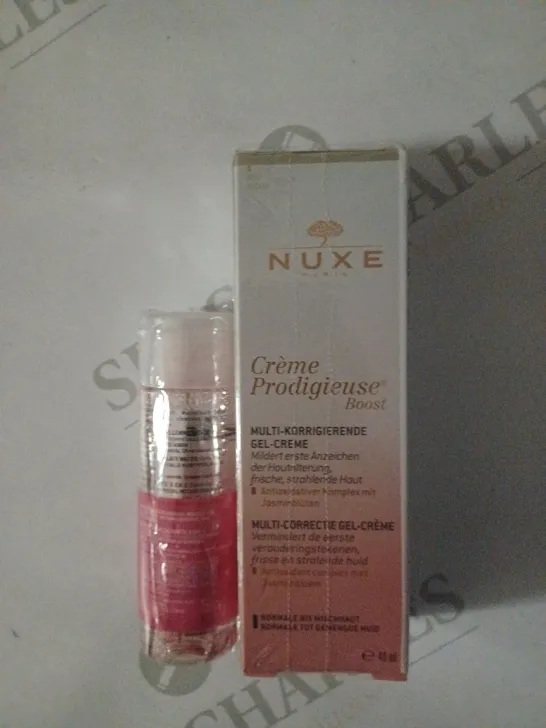 LOT OF 17 ASSORTED NUXE PARIS PRODUCTS TO INCLUDE MOISTURISING CREAM 30ML AND MULTI-CORRECTION GEL CREAM 40ML 