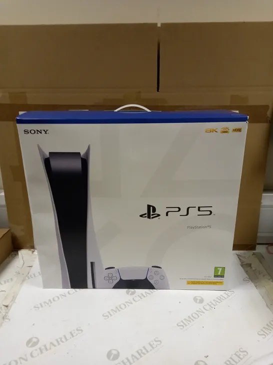 BOXED SONY PLAYSTATION 5 CONSOLE WITH CONTROLLER - 825GB DISK DRIVE EDITION 