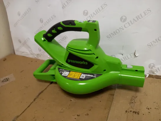 GREENWORKS LEAF BLOWER/VACUUM