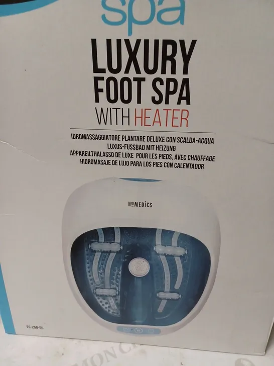 HOMEDICS LUXURY FOOT SPA