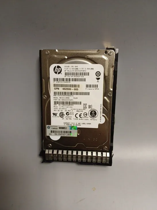 HP MK3001GRRB 300GB SAS HARD DRIVE