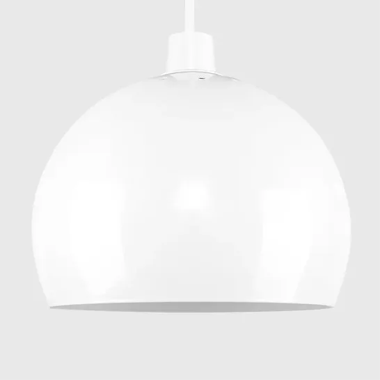 BOXED 14.7cm H METAL BOWL PENDANT SHADE (SCREW ON)