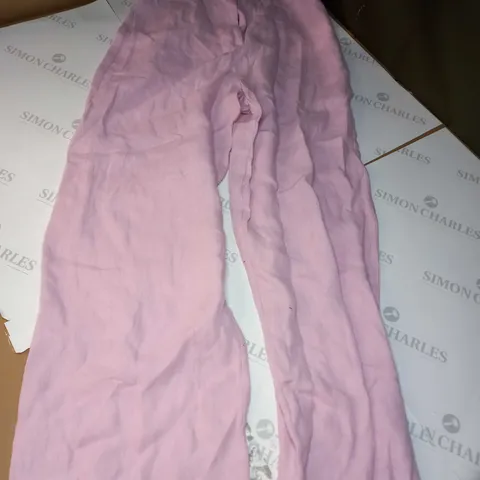 RIVER ISLAND WIDE LEG PANTS IN LIGHT PURPLE - UK 12