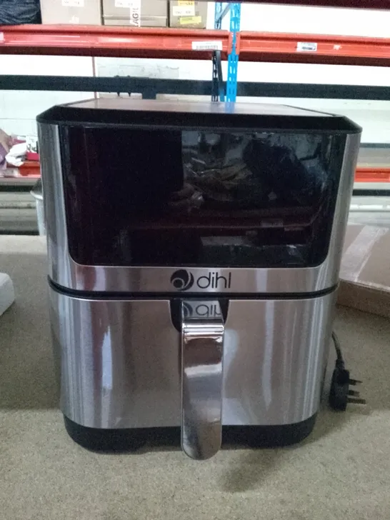 BOXED DIHL 8 LITRE AIR FRYER STAINLESS STEEL