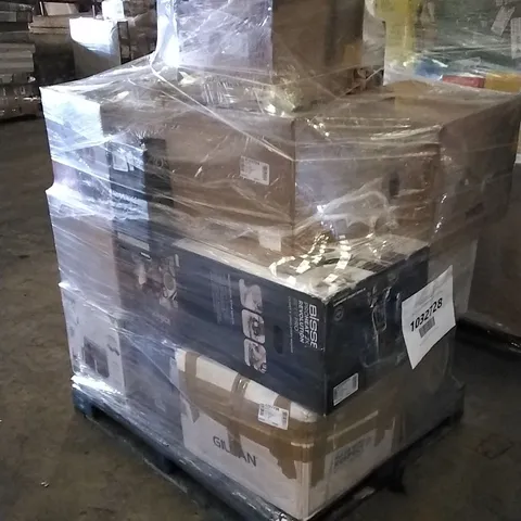 PALLET OF APPROXIMATELY 22 UNPROCESSED RAW RETURN HOUSEHOLD AND ELECTRICAL GOODS TO INCLUDE;
