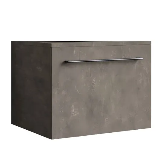 BOXED PARMA 60CM VANITY - GREY STONE