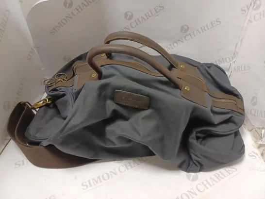 BARBOUR TRAVEL BAG BLACK/BROWN