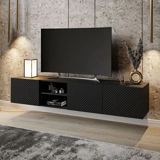 BOXED MIRELL TV STAND FOR TV'S UP TO 85" (2 BOXES)