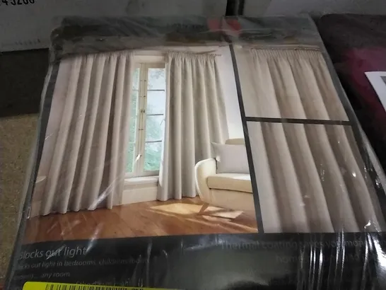 LANDAFF PENCIL PLEAT BLACKOUT THERMAL CURTAINS 