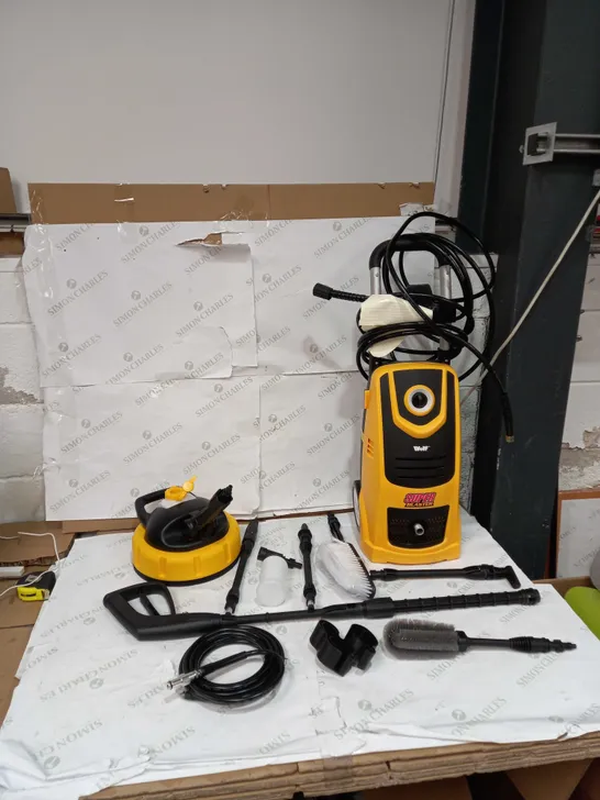 BOXED WOLF SUPER BLASTER PRESSURE WASHER YELLOW 