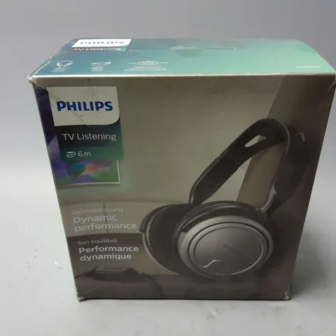 BOXED PHILIPS TV LISTENING SHP2500 HEADPHONES