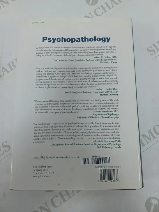 Guilford psychopathology from science to clinical practice 