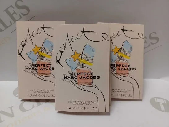 LOT OF APPROX 150 X 1.2ML MARC JACOBS PERFECT EAU DE PARFUM