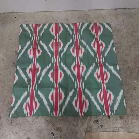 BAGGED HARKLESS IKAT SQUARE SCATTER CUSHION