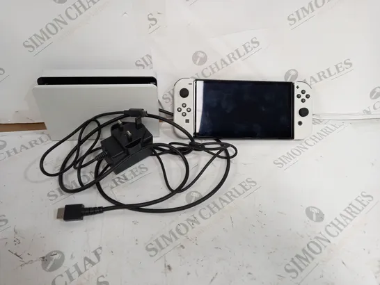 NINTENDO SWITCH CONSOLE IN WHITE