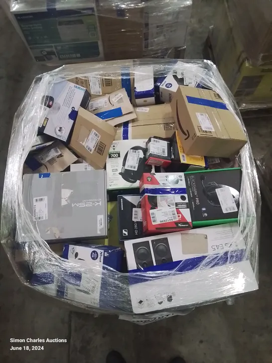 PALLET OF APPROXIMATELY 155 UNPROCESSED RAW RETURN HIGH VALUE ELECTRICAL GOODS TO INCLUDE;