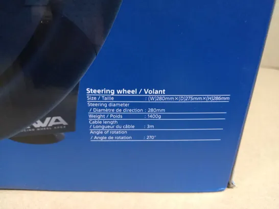 BOXED HORI WIRELESS RWA RACING WHEEL APEX (FOR PS4)