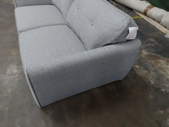 DESIGNER TWO SEATER SOFA GREY FABRIC 