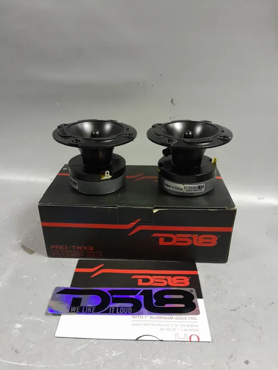 BOXED DS18 PRO-TWX2 SUPER BULLET TWEETER 