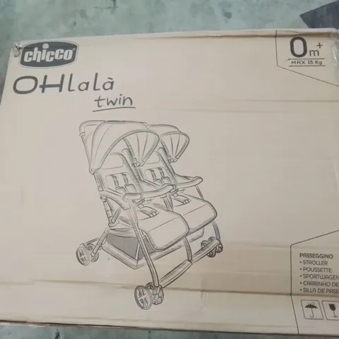 BOXED CHICCO OHLALA TWIN STROLLER