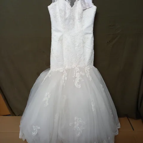 SACHA JAMES EMBELLISHED WEDDING DRESS - 12