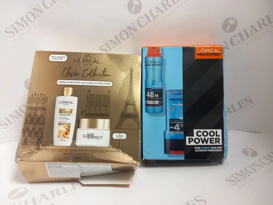 2 ASSORTED L'OREAL COSMETICS BOX SETS