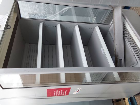 LINDE OPTIMER 1046 COMMERCIAL TALL REFRIGERATED SELF SERVE DISPLAY UNIT 