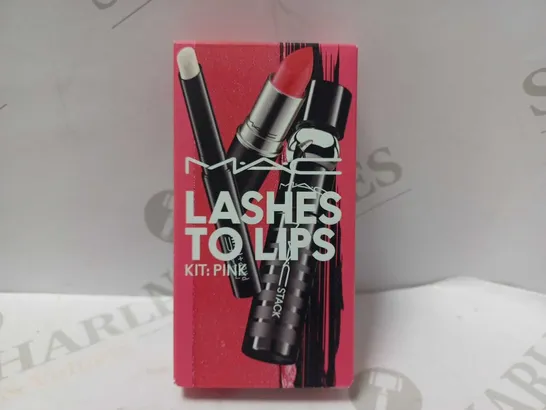 MAC LASHES TO LIPS KIT: PINK