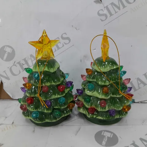TWO CHRISTMAS TREE BAUBLE GIFTS 